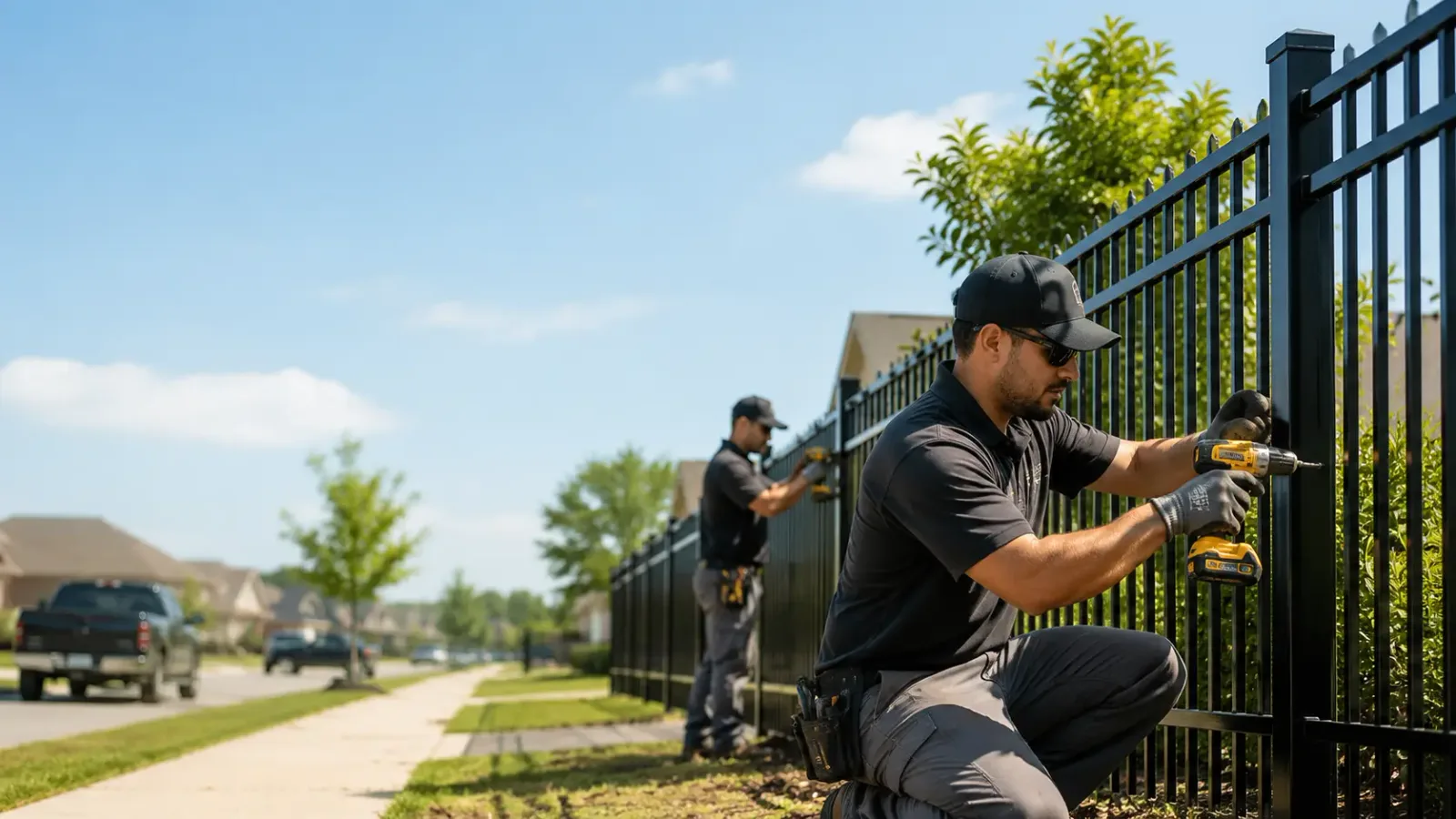 Metal Fence Installation in Easton, TX